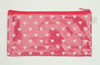 Heart D pink mix cosmetic bag