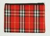 Scotch red mix cosmetic bag