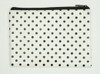 Dot white-black mix cosmetic bag