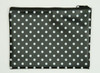 Dot black-white mix cosmetic bag