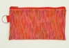 Stripe TRV red mix cosmetic bag