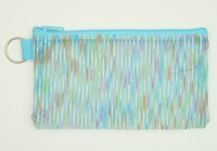 Stripe TRV blue mix cosmetic bag