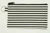 Stripe H black mix cosmetic bag