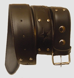 Star black small stars belt