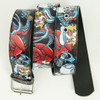 Sailing on black skull belt