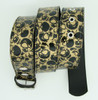 Skulls gold skull belt