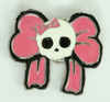 Skull big lace pink medium buckle