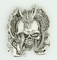 Skull dragon medium buckle