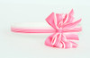 Stripe pink medium bow