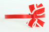 Lace red / red-white medium bow