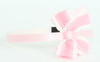 Lace L pink / L pink-white medium bow