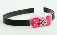 Pink / herocross black dark pink bow & mix