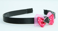 Pink / ace of spades dark pink bow & mix