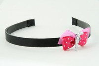 D pink / gun dark pink bow & mix