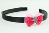 Pink / marijuana dark pink bow & mix