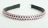 Metal star pink-black medium tiara
