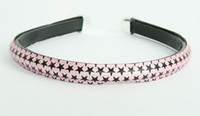 Metal star pink-black medium tiara