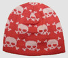 Skulls pink skull beanie