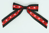 Star BS black / red-Wh-Bl star hair clips piece