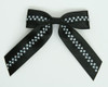Star S black / black-white star hair clips piece