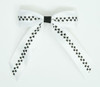 Star S white / white-black star hair clips piece