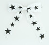 Star B white-black star hair clips piece