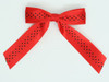 Dot red / red-black dot hair clips piece