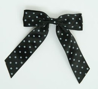 Dot full black-white dot hair clips piece