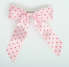Dot full pink-pink dot hair clips piece