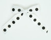 Dot big white / white-black dot hair clips piece