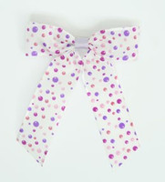 Dot retro purple dot hair clips piece