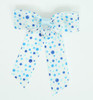 Dot retro blue dot hair clips piece