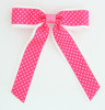 Dot thin D pink dot hair clips piece