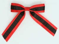 Skull red / black-red skull hair clips piece