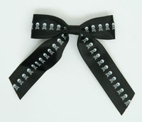 Skull black / black-white skull hair clips piece