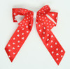 Heart red double hair clips piece