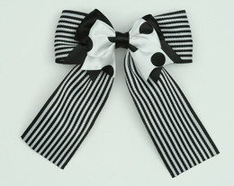 Dot big double hair Clips piece