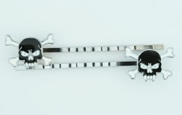 Skull tooth black skull slide