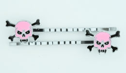 Skull tooth pink skull slide