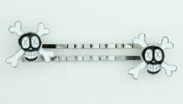 Skull cross eye black-white skull slide