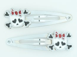 Cute skull bone white-red skull special