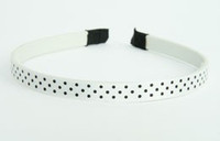 Dot white small tiara
