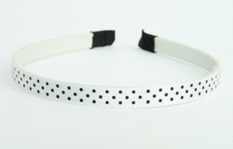 Dot white small tiara