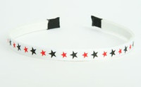 Star BS white-black-red small tiara