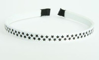 Star small white-black small tiara