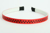 Star small red-black small tiara