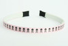 Skull H L pink-black small tiara