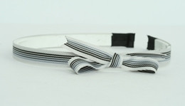 Stripe black big tiara