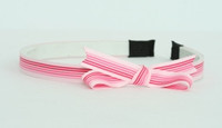 Stripe pink big tiara