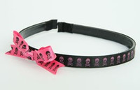 SL skull black-D pink big tiara